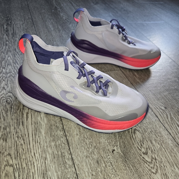 Stylish Women's Athletic Shoes - Purple and Pink - Picture 1 of 3